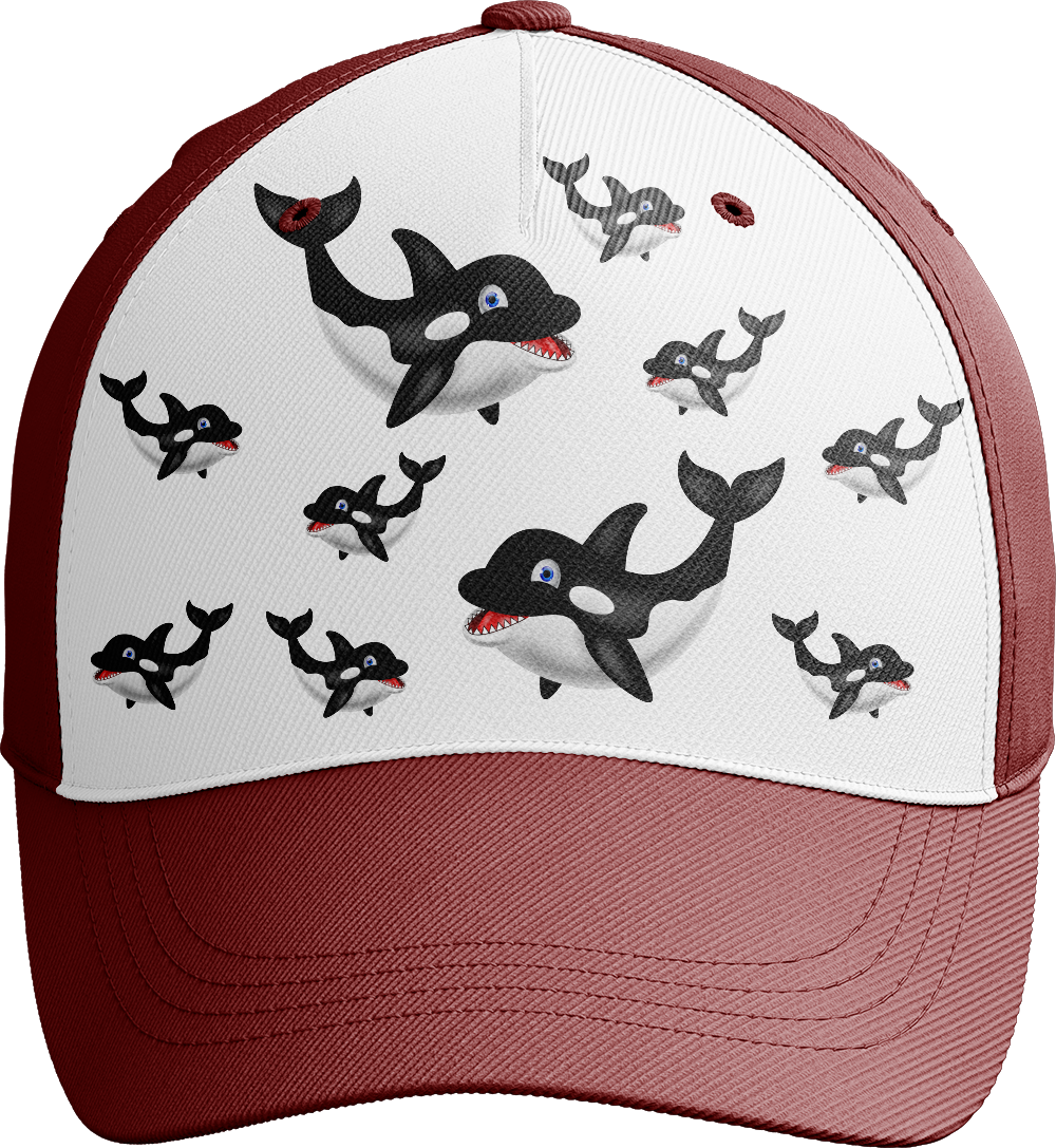 Orca Whale Trucker Cap