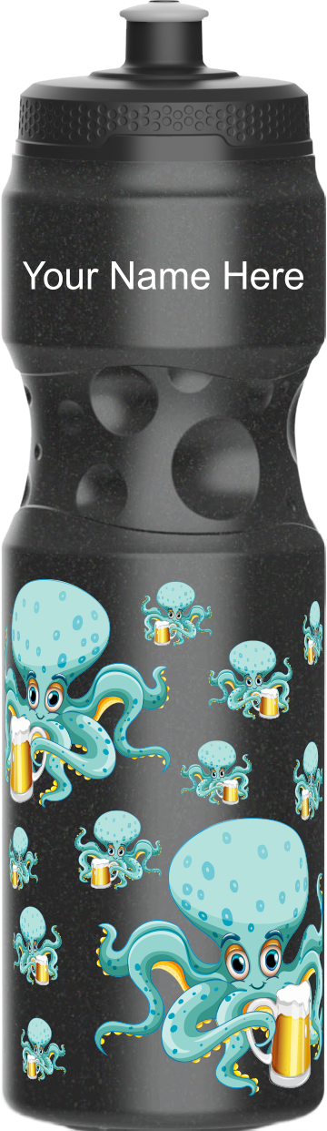 Octopus with beer Water Bottles