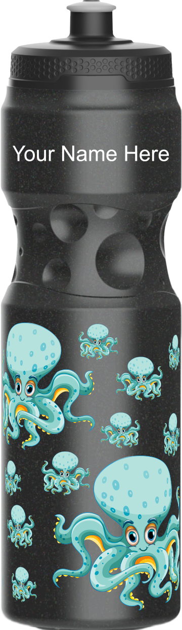 Octopus without beer Water Bottles