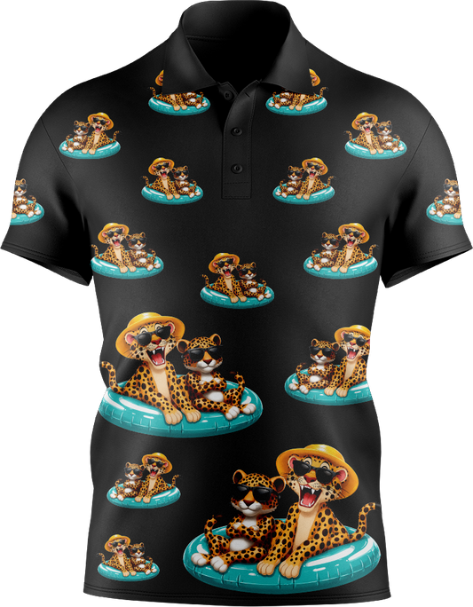 Cheetah Men's Short Sleeve Polo