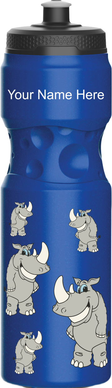 Racy Rhinocerus Water Bottles