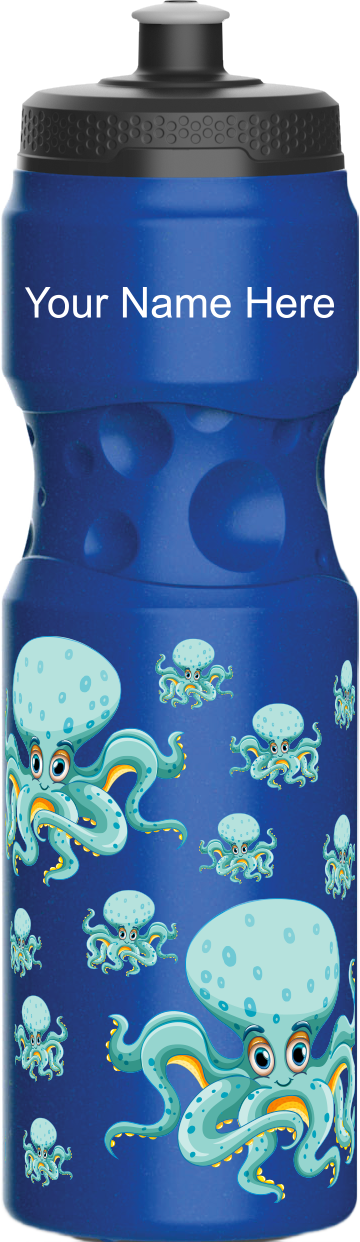 Octopus without beer Water Bottles