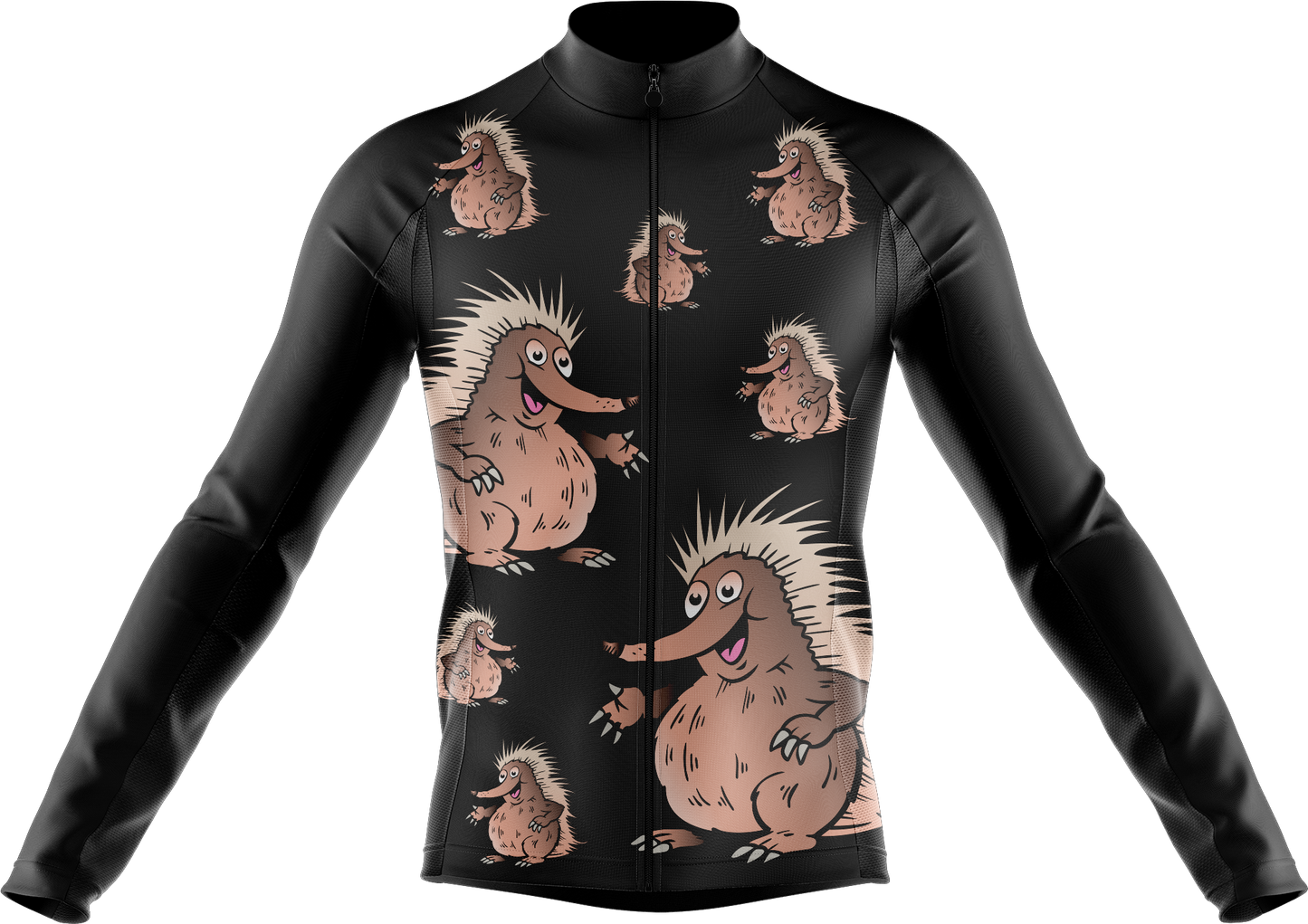 Spunky Echidna Cycling Long Sleeves Shirt