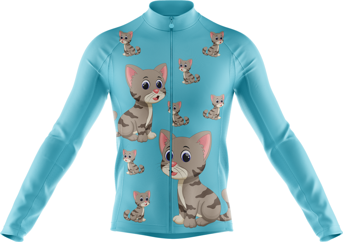 Playful Pussycat Cycling Long Sleeves Shirt