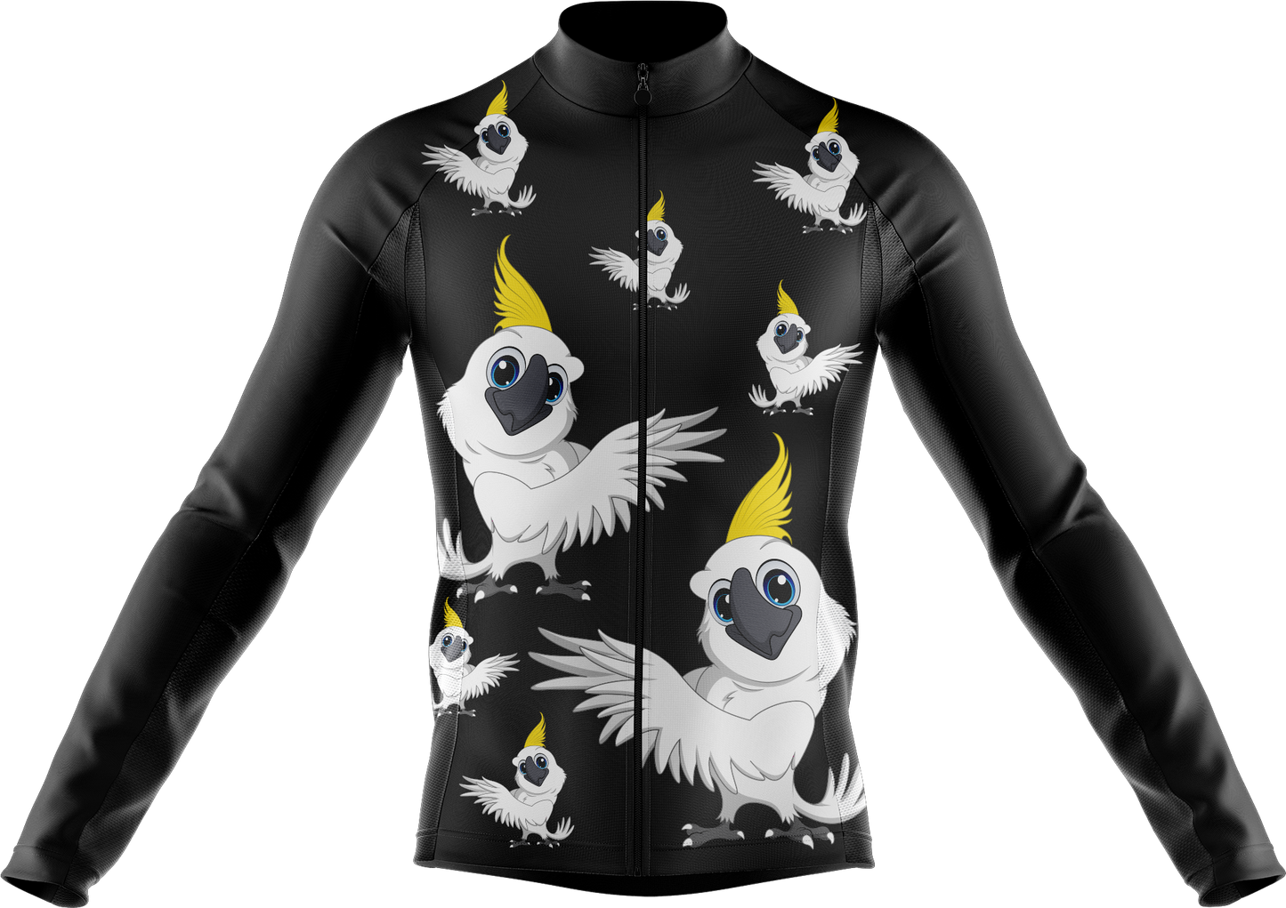 Cool Cockatoo Cycling Long Sleeves Shirt