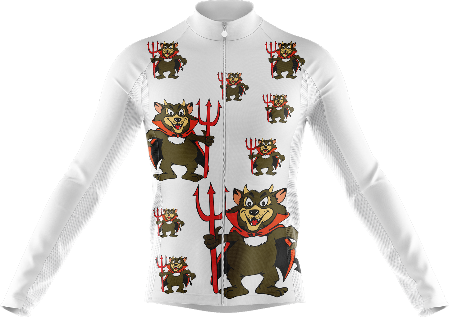 Devil Wears Cycling Long Sleeves Shirt