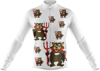 Devil Wears Cycling Long Sleeves Shirt 1