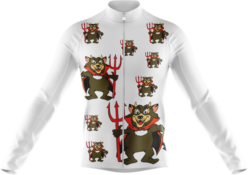 Devil Wears Cycling Long Sleeves Shirt