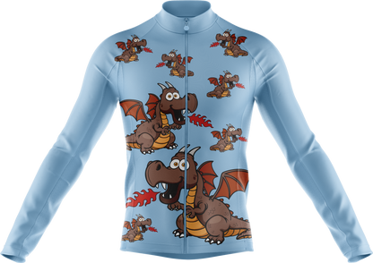 Dopey Dragon Cycling Long Sleeves Shirt