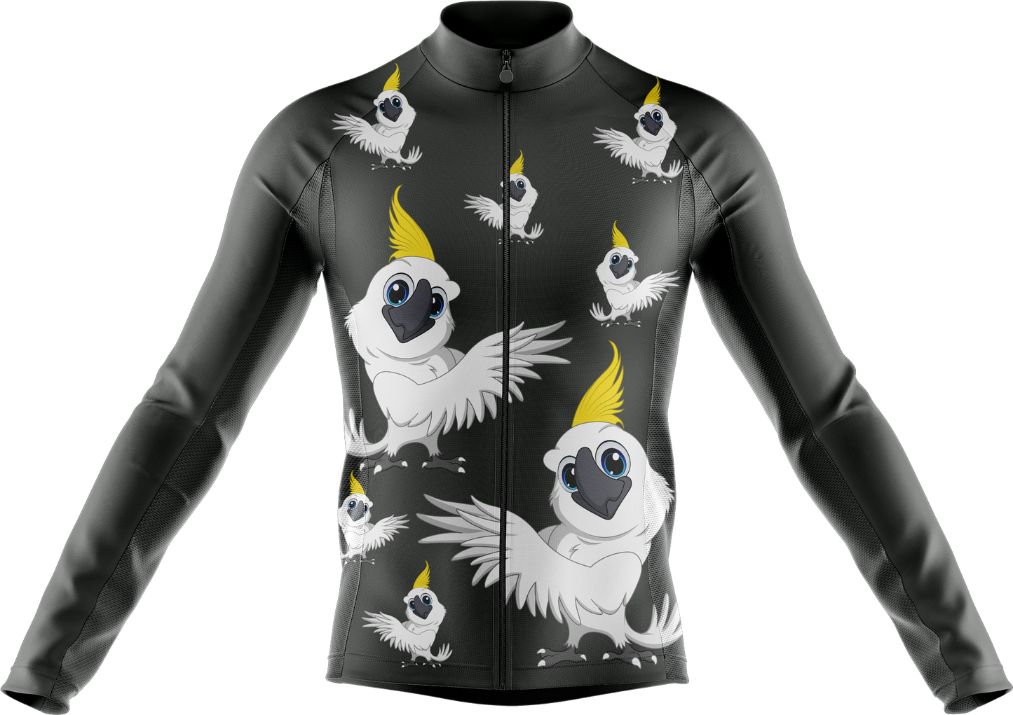 Cool Cockatoo Cycling Long Sleeves Shirt