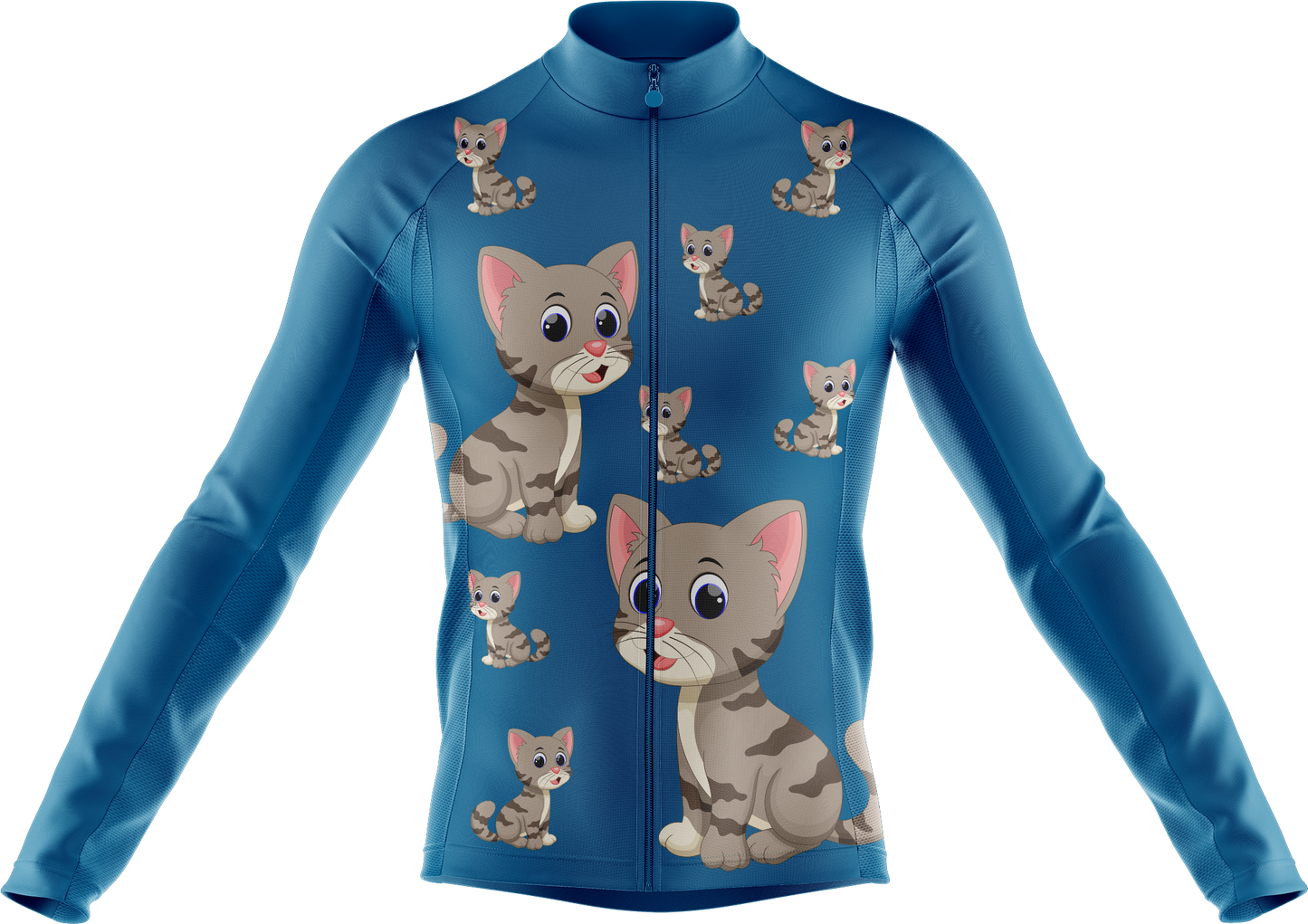 Playful Pussycat Cycling Long Sleeves Shirt