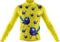 Blue Wren Cycling Long Sleeves Shirt 2