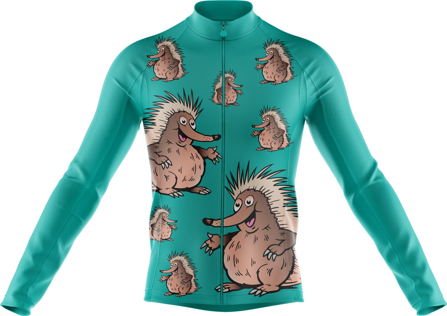 Spunky Echidna Cycling Long Sleeves Shirt