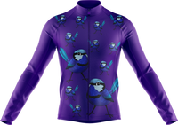 Blue Wren Cycling Long Sleeves Shirt 3
