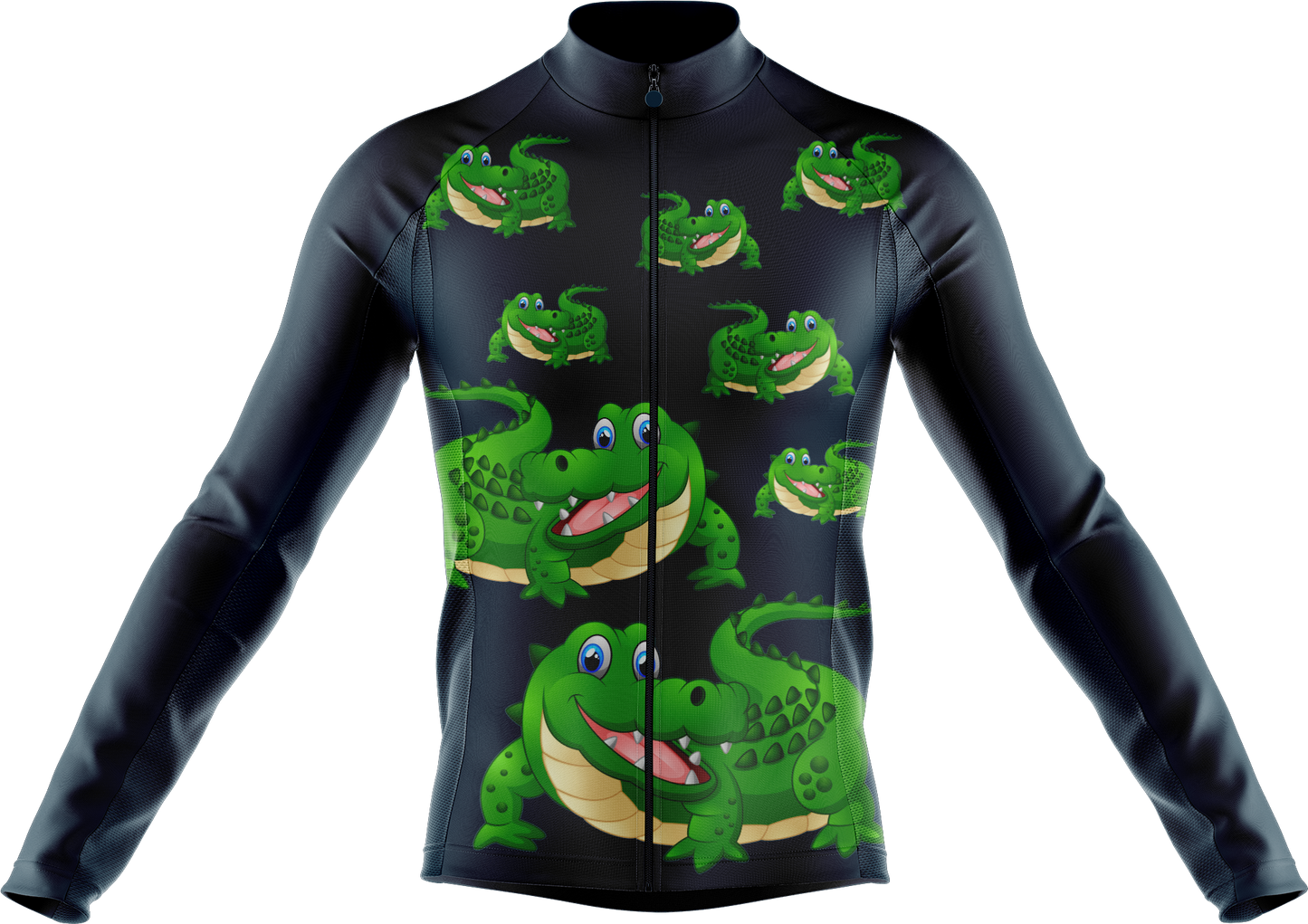 Crazy Croc Cycling Long Sleeves Shirt