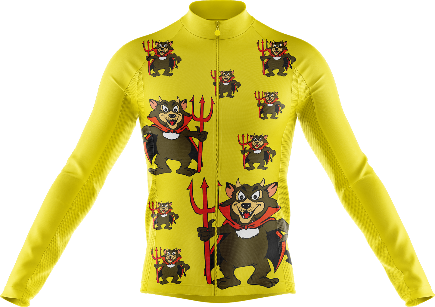 Devil Wears Cycling Long Sleeves Shirt