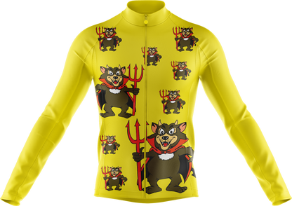 Devil Wears Cycling Long Sleeves Shirt