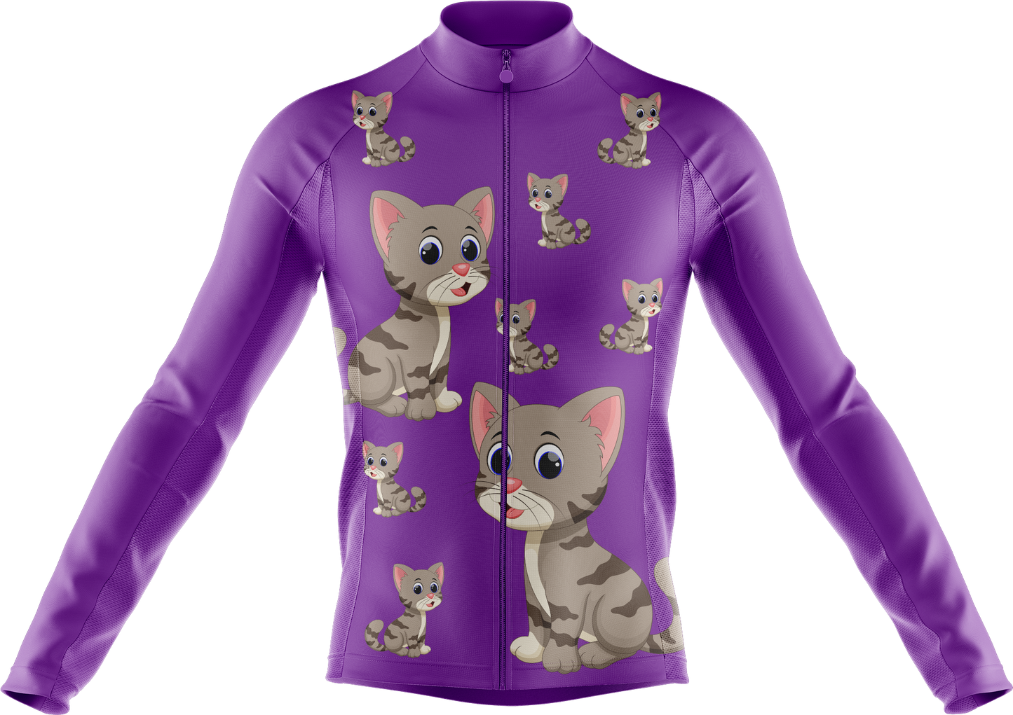 Playful Pussycat Cycling Long Sleeves Shirt