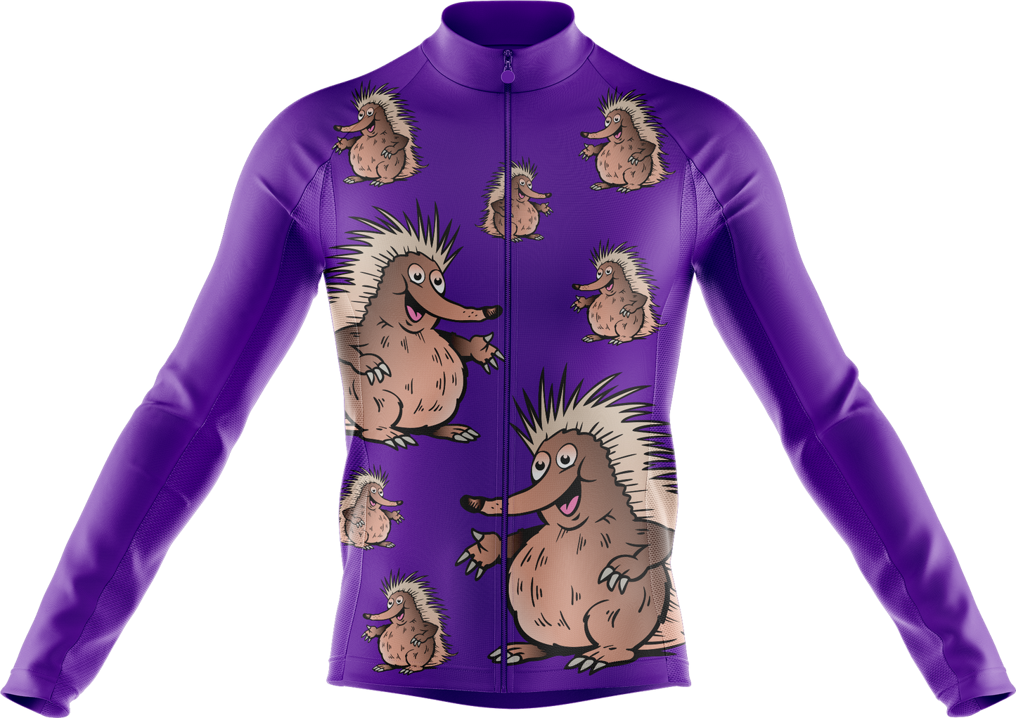 Spunky Echidna Cycling Long Sleeves Shirt