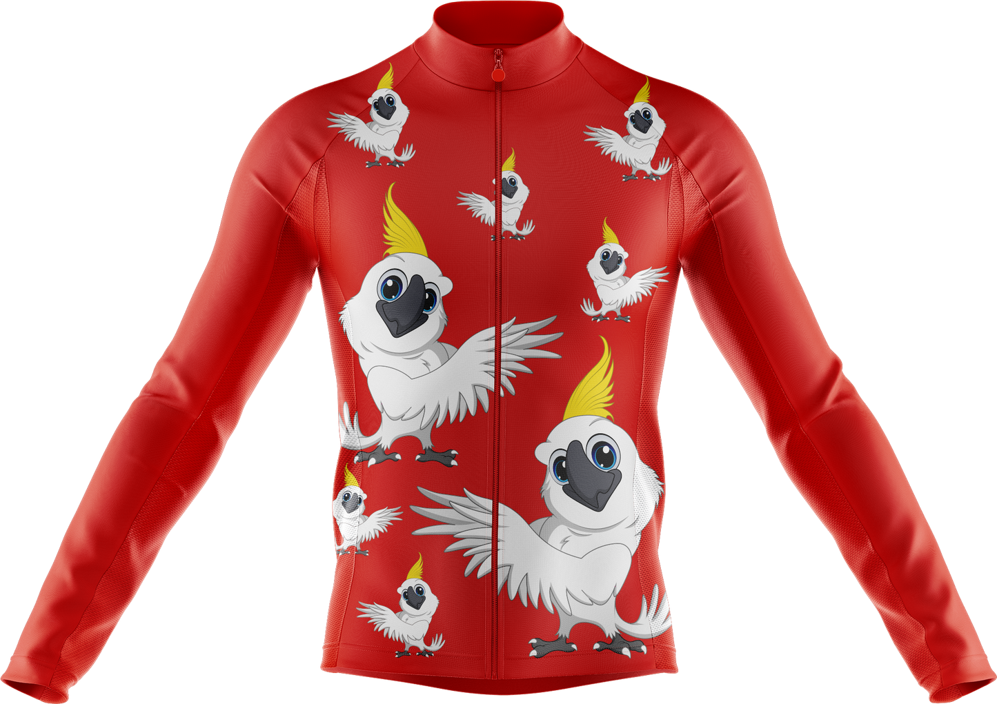 Cool Cockatoo Cycling Long Sleeves Shirt