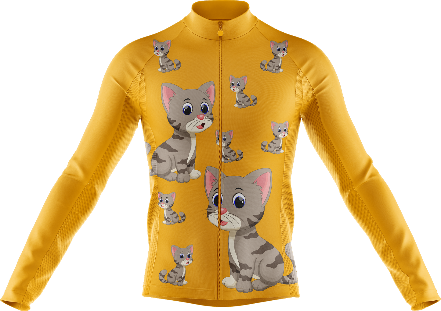 Playful Pussycat Cycling Long Sleeves Shirt