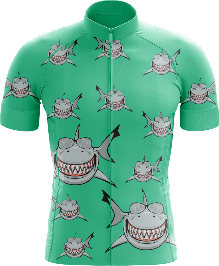 Snazzy Shark Cycling Jerseys