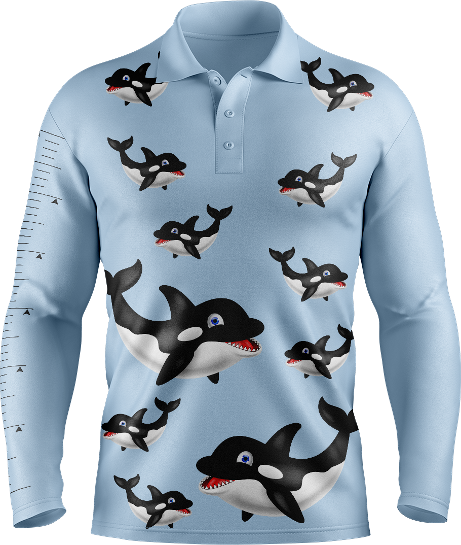 Orca Whale Fishing Shirts
