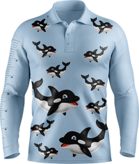 Orca Whale Fishing Shirts 2