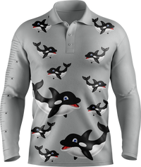 Orca Whale Fishing Shirts 1