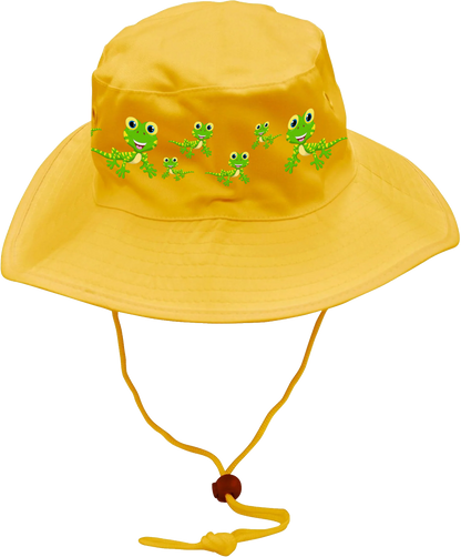 Indigenous Gecko Wide Brim Hat
