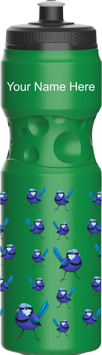 Blue Wren Water Bottle