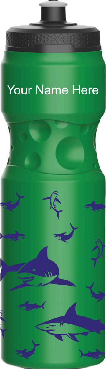 Swim With Sharks Water Bottles