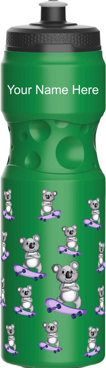 Skater Koala Water Bottles