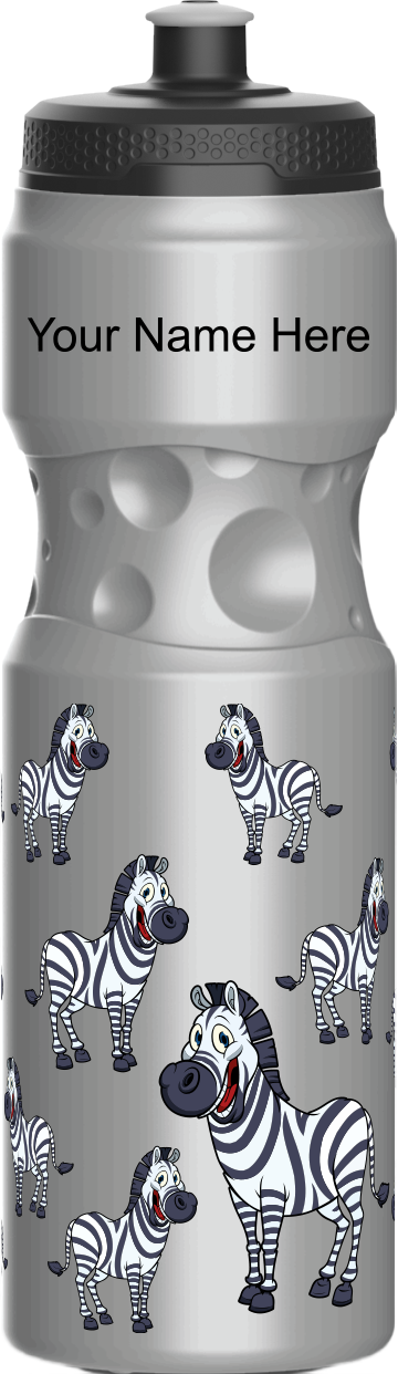 Ziva Zebra Water Bottles
