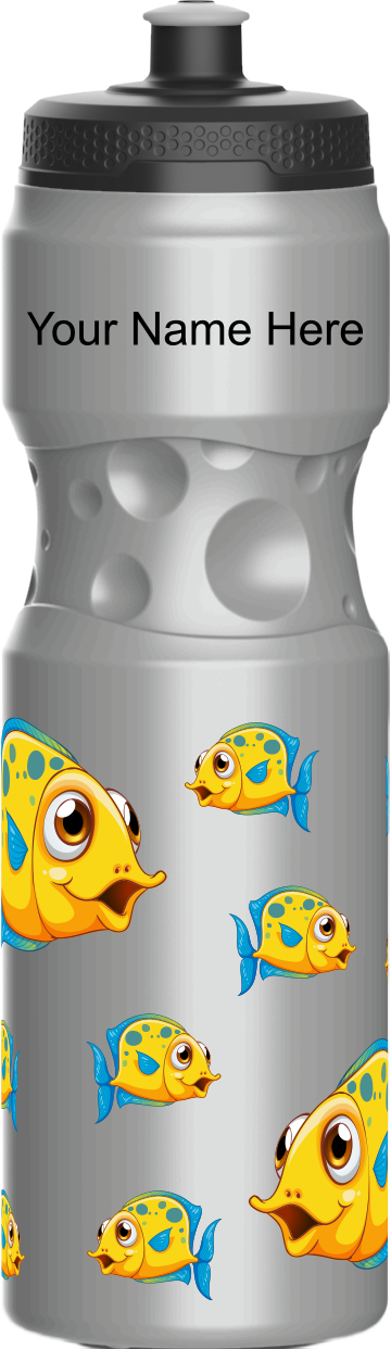 Fish Indigenous Design Water Bottles
