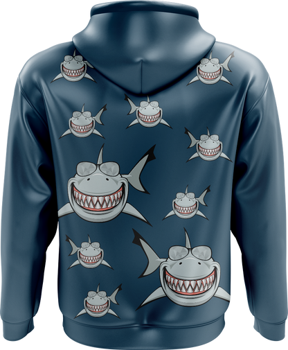 Snazzy Shark Full Zip Hoodies Jacket
