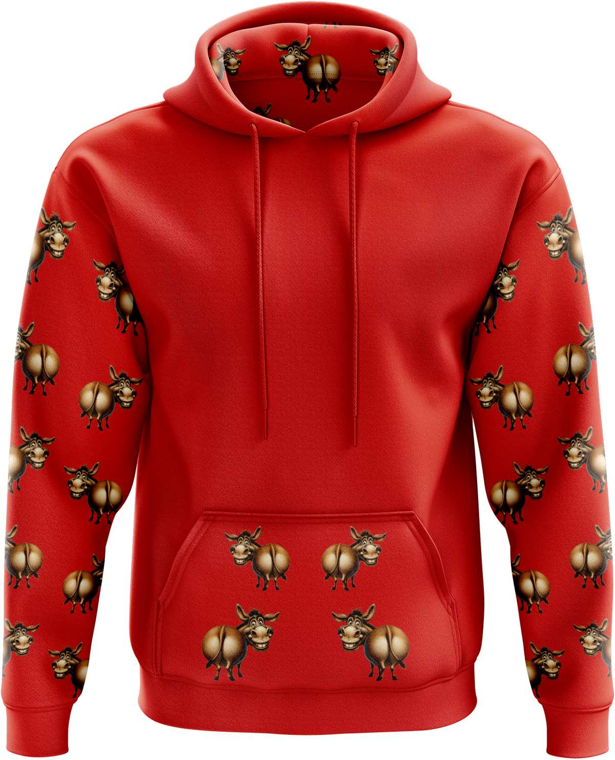 Donkey Sleeve Printed Hoodies Jacket