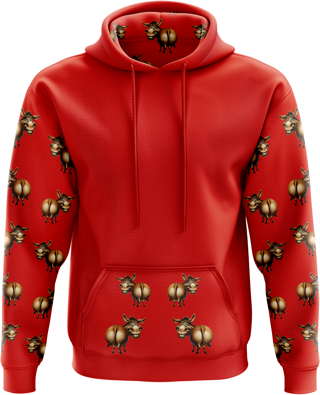 Donkey Sleeve Printed Hoodies Jacket
