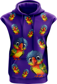 Rainbow Lorikeet Sleeveless Hoodie 2