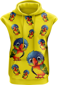 Rainbow Lorikeet Sleeveless Hoodie 4
