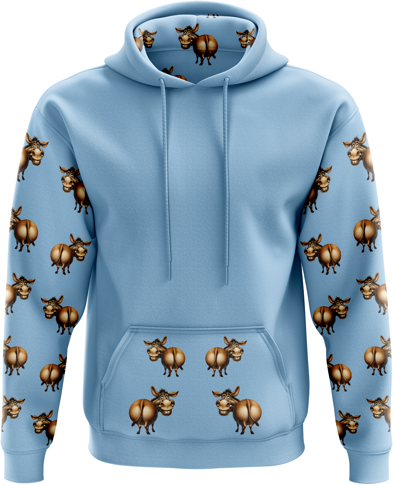 Donkey Sleeve Printed Hoodies Jacket