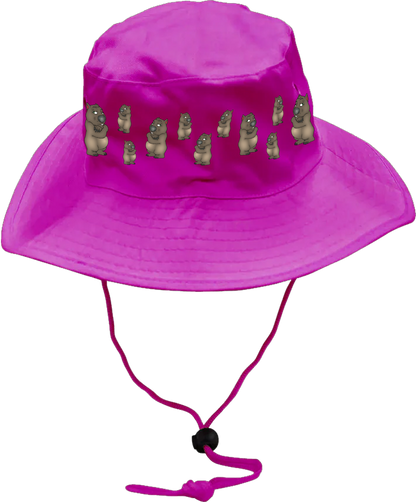 Wally Wombat Wide Brim Hat