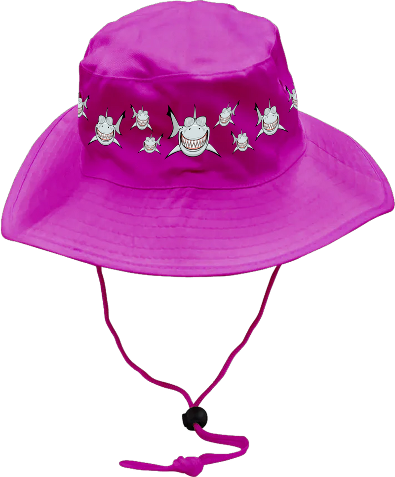 Snazzy Sharks Wide Brim Hat