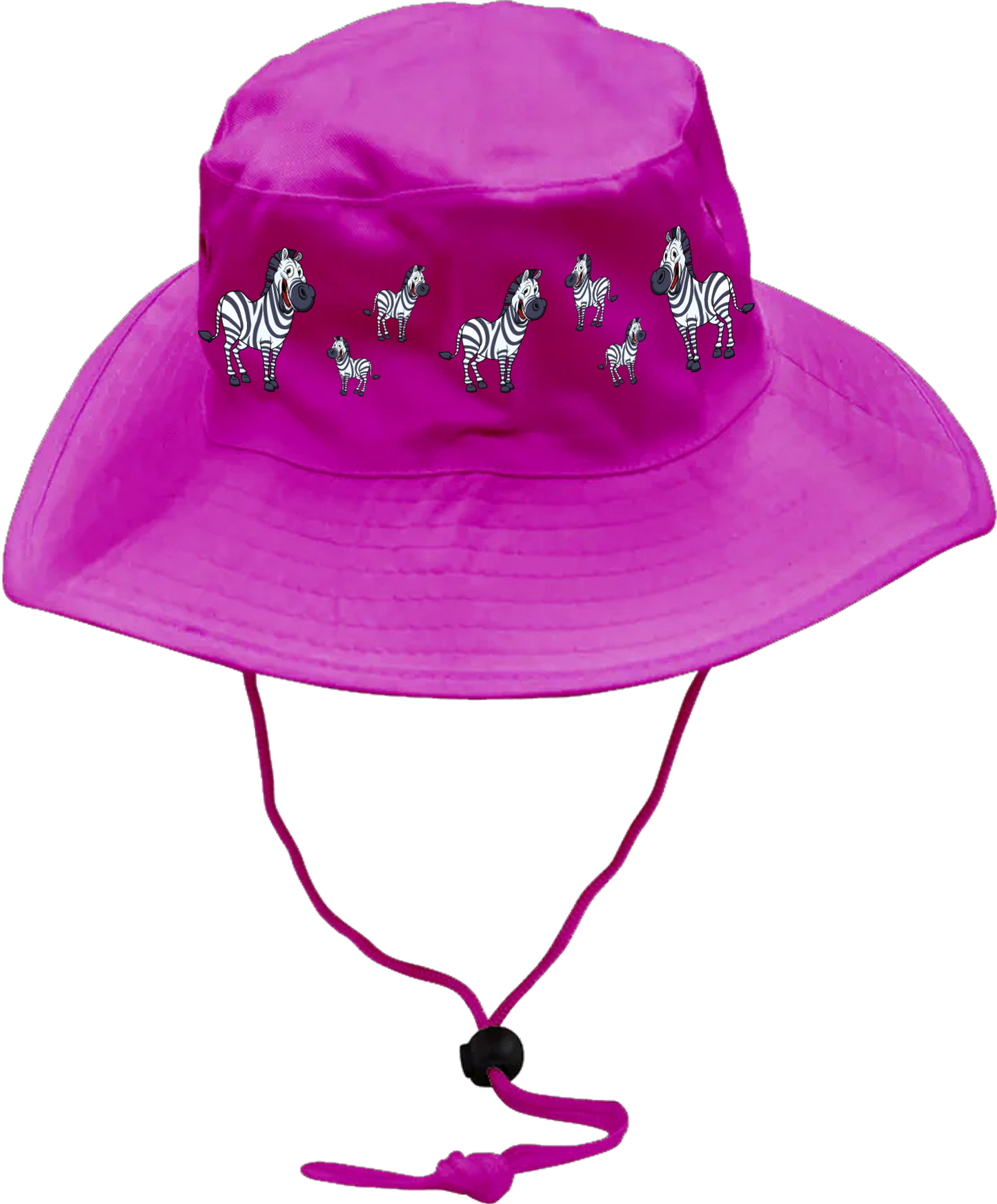 Ziva Zebra Wide Brim Hat