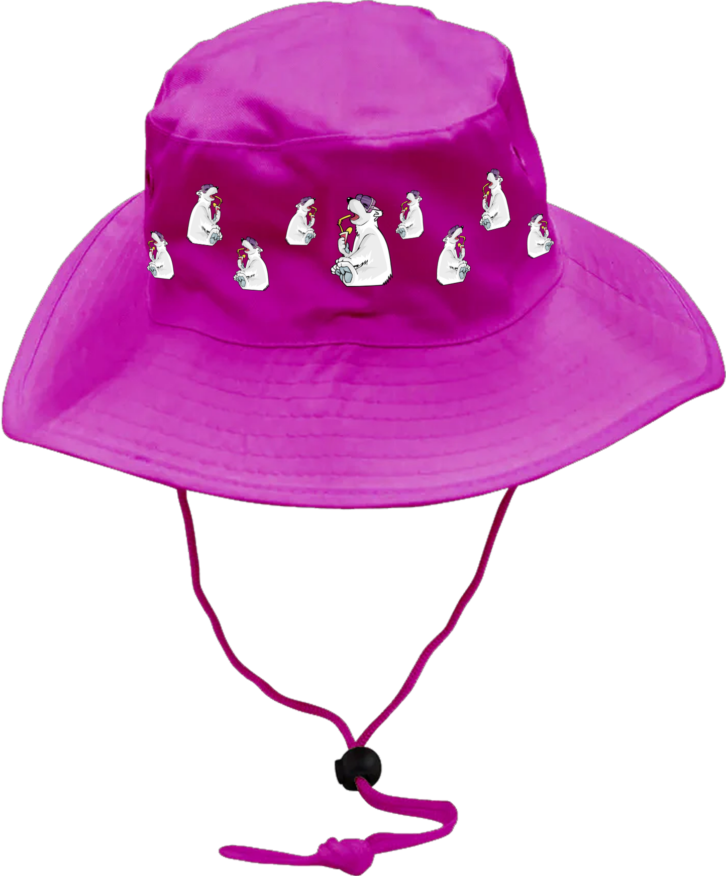 Ice Bear Wide Brim  Hat