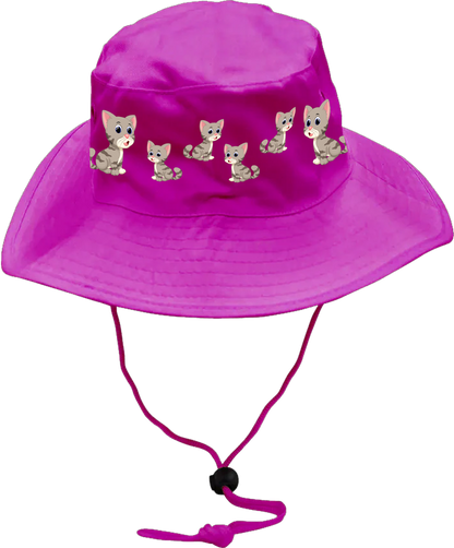 Playful Pussycat Wide Brim Hat