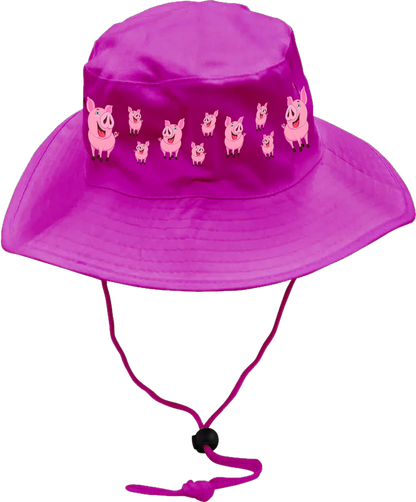 Percy Piggy Wide Brim Hat