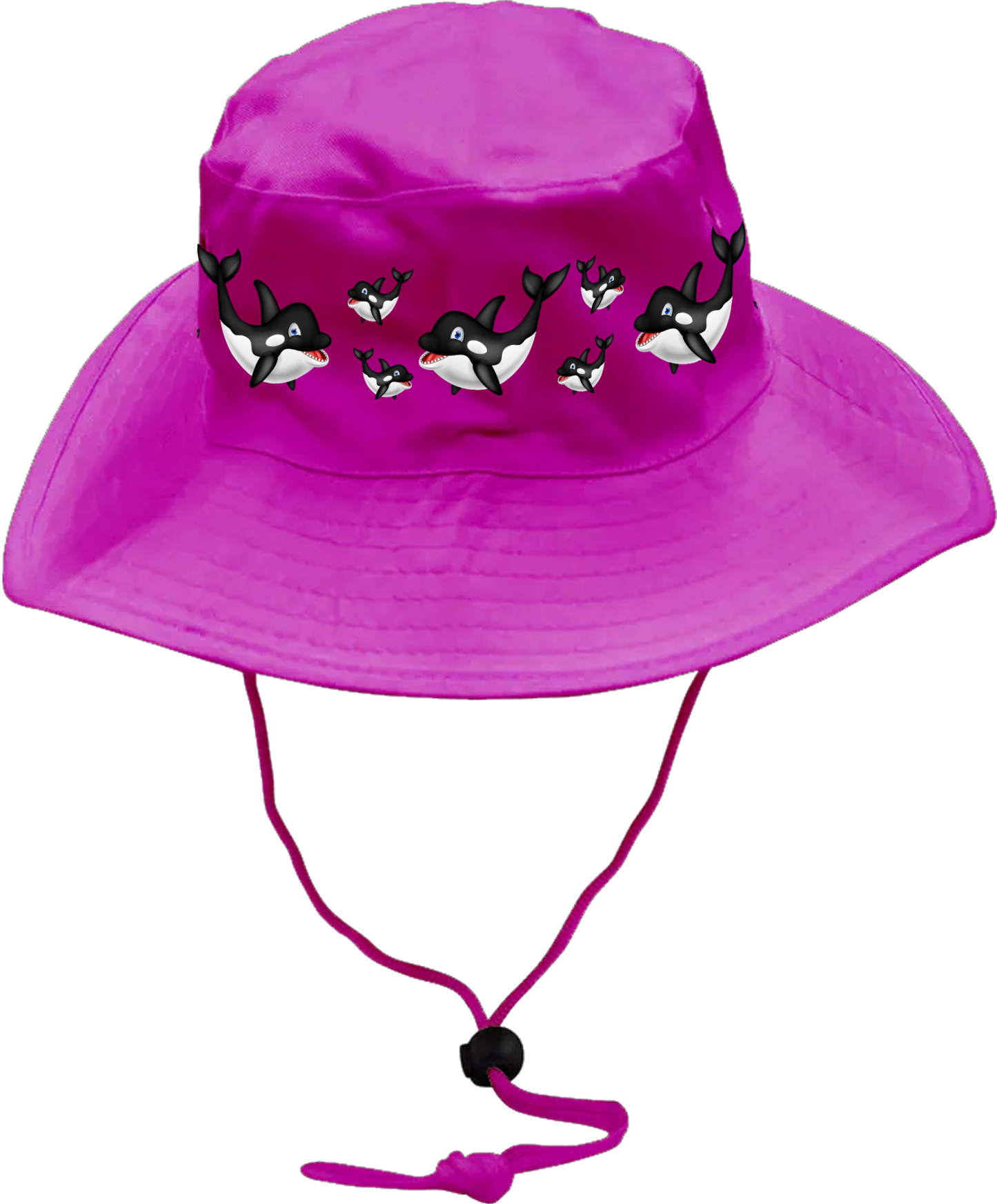 Orca Whale Wide Brim Hat
