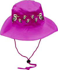 Indigenous Kooky Kookaburra Wide Brim  Hat 10