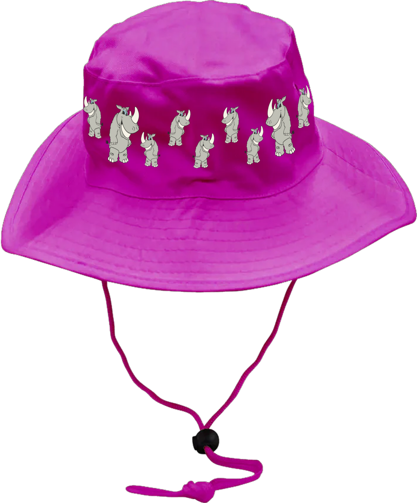 Racy Rhino Wide Brim Hat